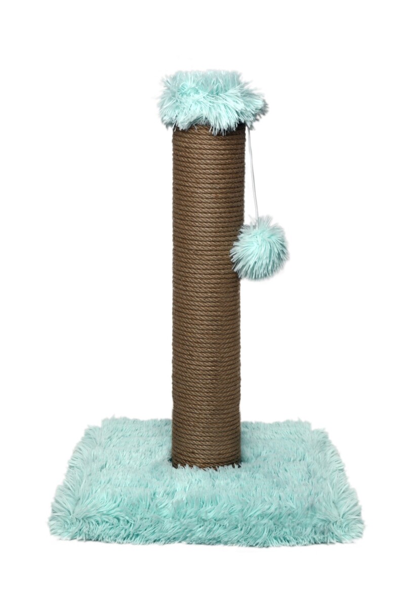 CAT SCRATCHING TREE LONG HAIR TVR35-1 LONG HAIR PLUSH BABY BLUE 