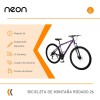 Bicicleta Montaña 26 Cuadro Aluminio Freno Disco 21 Cambios Lavander