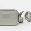 Mini Bag New Penny En Efecto Cuero Zaffiano Metalizado