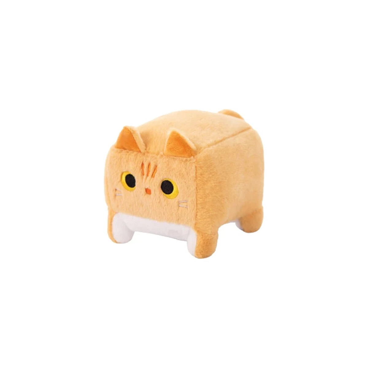 Peluche de gatito cuadrado chico - Marron 