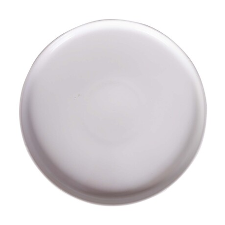 PLATO 26CM LISE CERAMICA BLANCO BLANCO