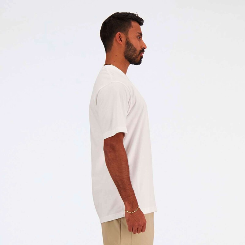 Camiseta Small Logo de Hombre Blanco