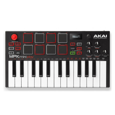 Controlador Midi Akai Mpk Mini Play Controlador Midi Akai Mpk Mini Play