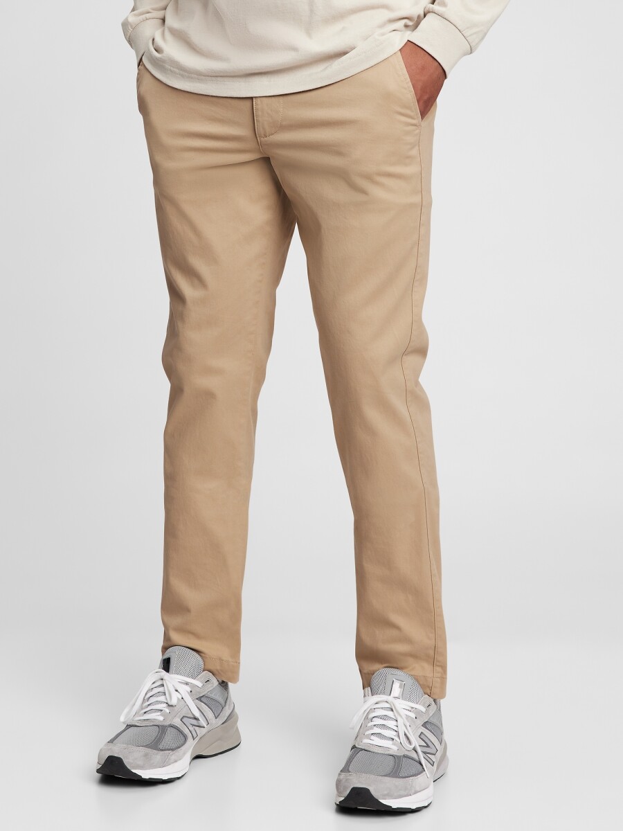 V-ESSENTIAL KHAKI SLIM FIT - ICONIC KHAKI 