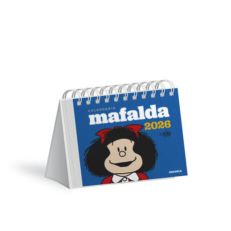 CALENDARIO MAFALDA ESCRITORIO AZUL 2026 CALENDARIO MAFALDA ESCRITORIO AZUL 2026
