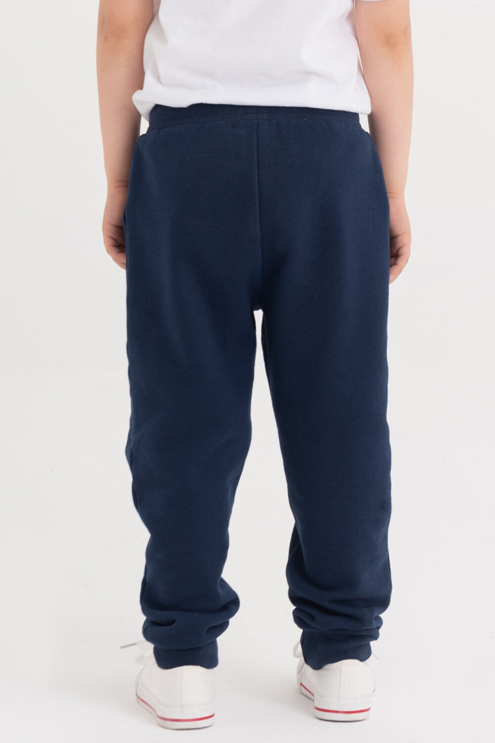 Pantalón deportivo con puño - Azul — BAS