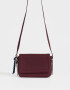 Bandoleras Bandolera Con Charm Burgundy - Rojo Vino