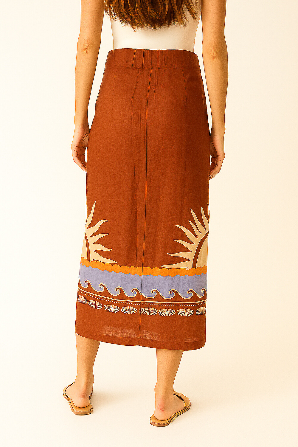 Falda Lunara Estampado 1