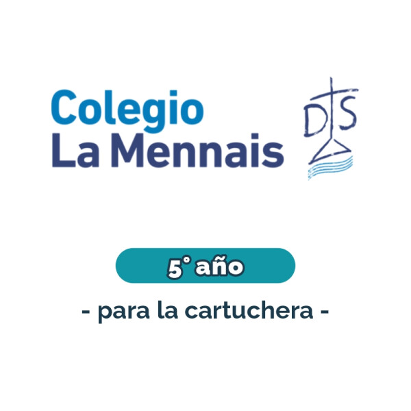 Lista de materiales - Primaria 5° para la cartuchera La Mennais Única