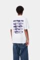 S/S Ink Bleed T-Shirt Blanco