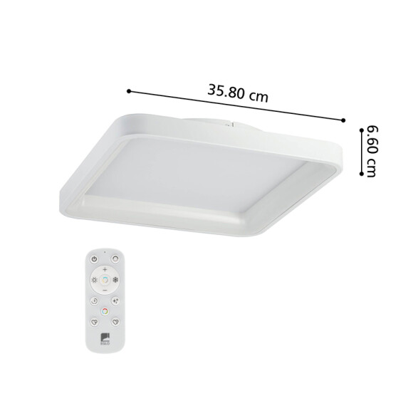 Plafón blanco LED 12W blanco dinámico LORETELLO EG1230