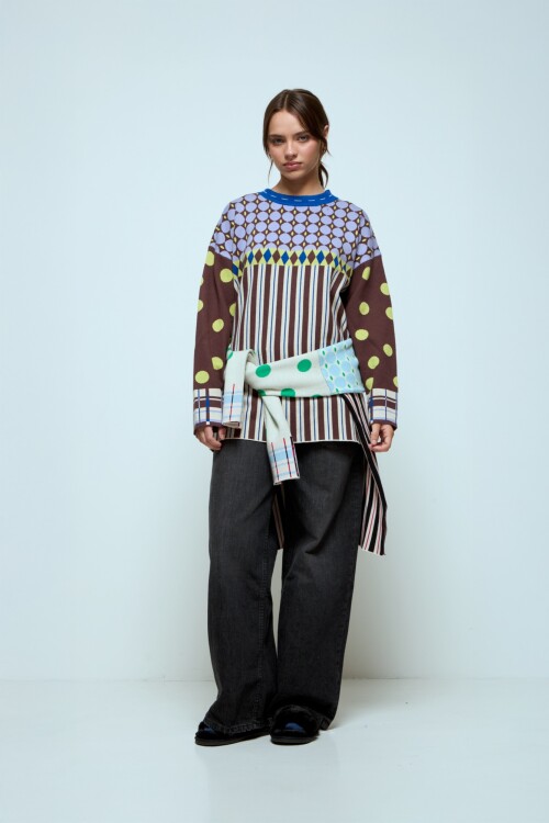 Sweater vibrante azul