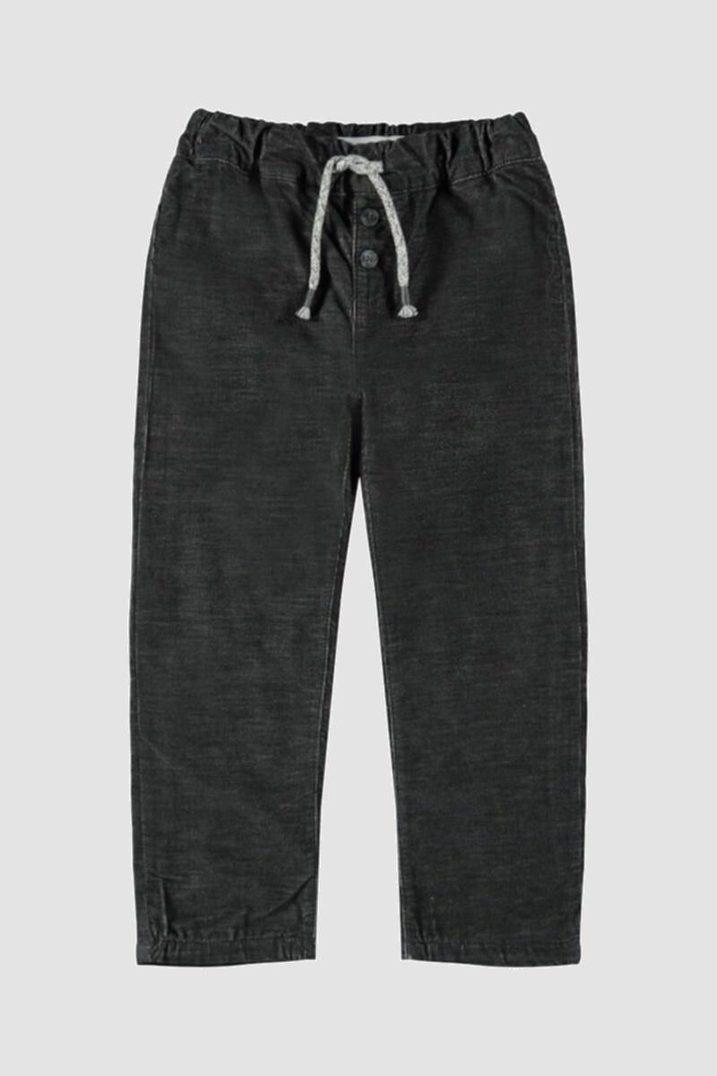 Pantalón Regular Fit - Dark Grey Melange 