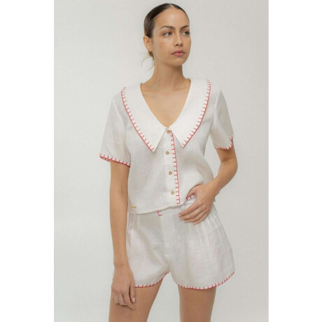 PRE VENTA Blusa Fish Blanco