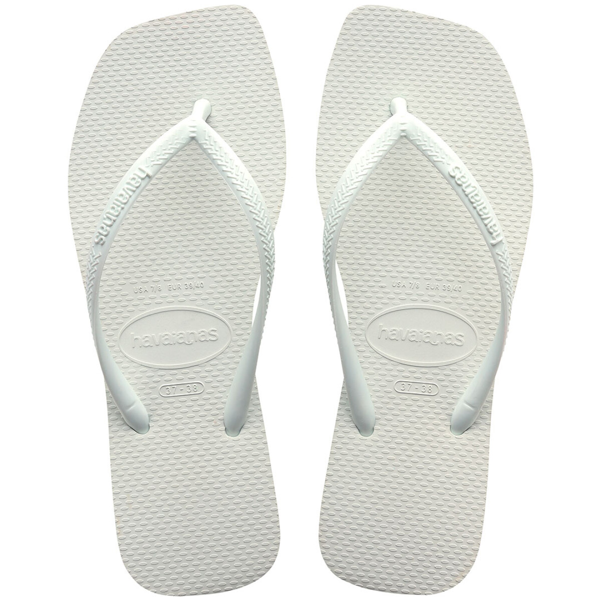 Sandalias de Mujer Havaianas Slim Square - Blanco 