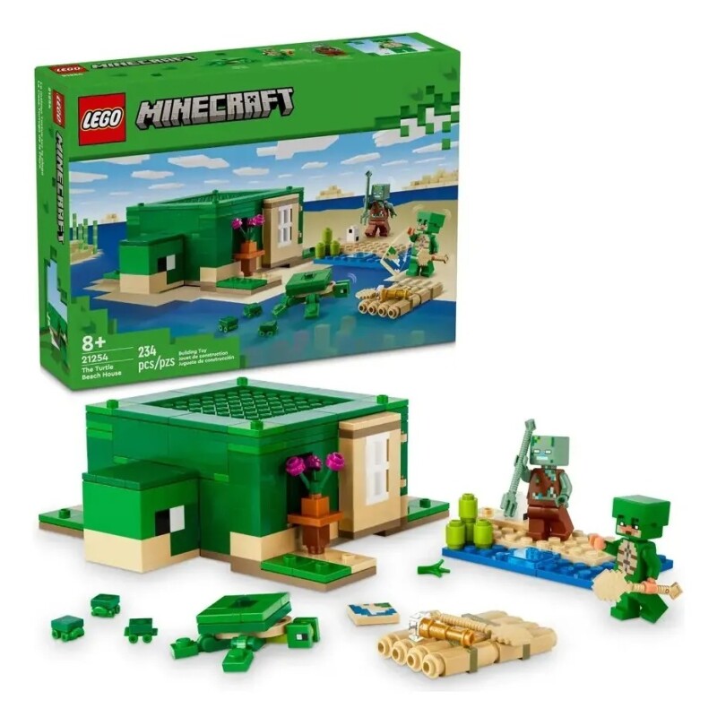 Lego Minecraft La Casa De La Playa De Las Tortugas Lego Minecraft La Casa De La Playa De Las Tortugas