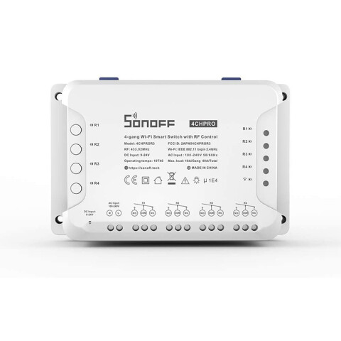 Interruptor inteligente WIFI 4CHPROR3 SONOFF SO0120