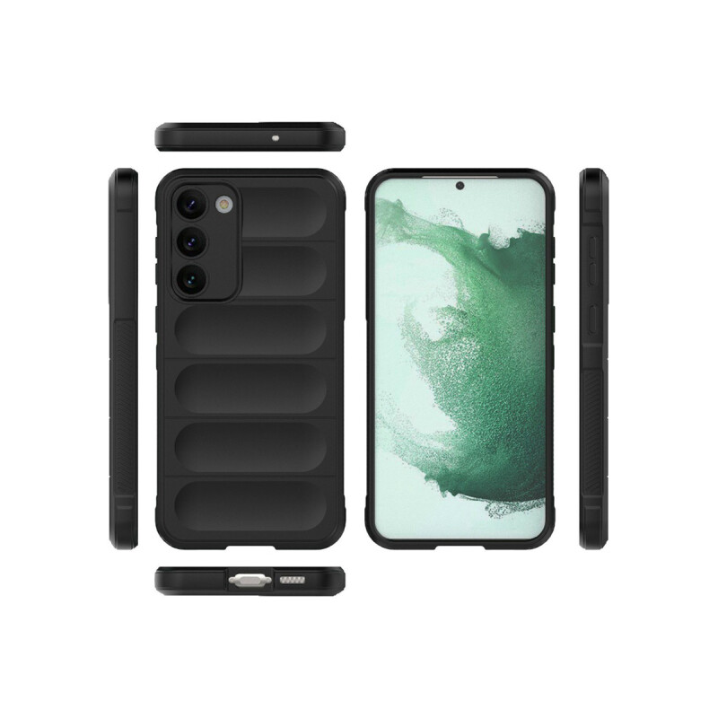 Protector Samsung Galaxy S23 Plus engomado con textura color negro Protector Samsung Galaxy S23 Plus Engomado Con Textura Color Negro