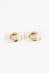 Aros clip bold dorado