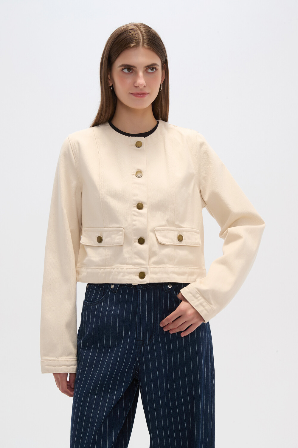 Chaqueta Yale Crudo / Natural