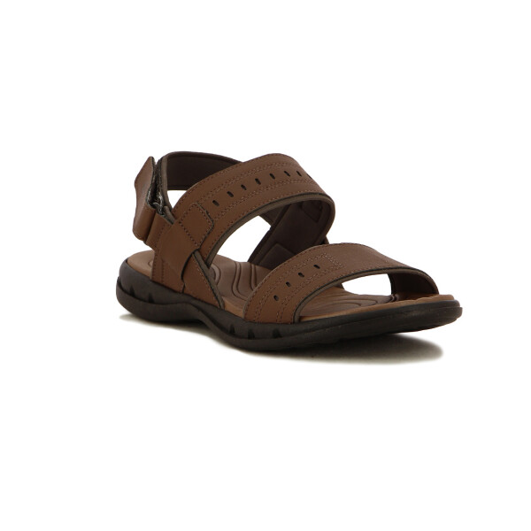 Country Sandalia Hombre Casual Tiras Anchas C/pulsera Castaño