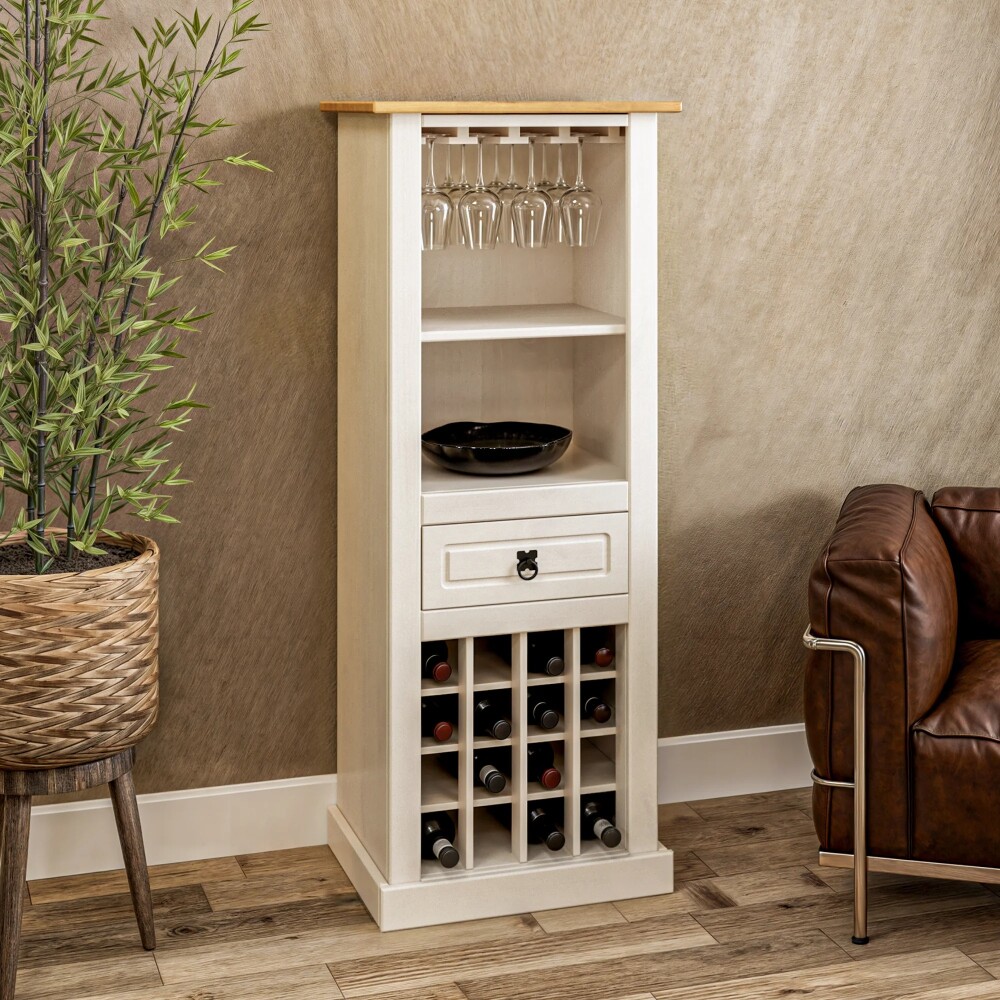 Vinera 2 Estantes - Linea Mexicana Blanco