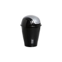 PAPELERA TACHO BASURA VAIVEN 5,5 LITROS NEGRO