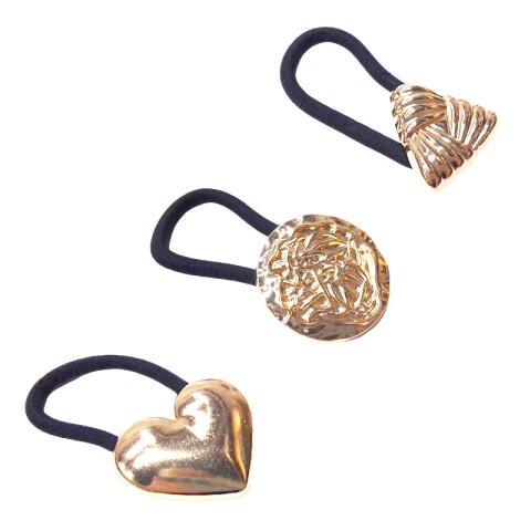 Colitas para el cabello doradas Colitas Para El Cabello Doradas