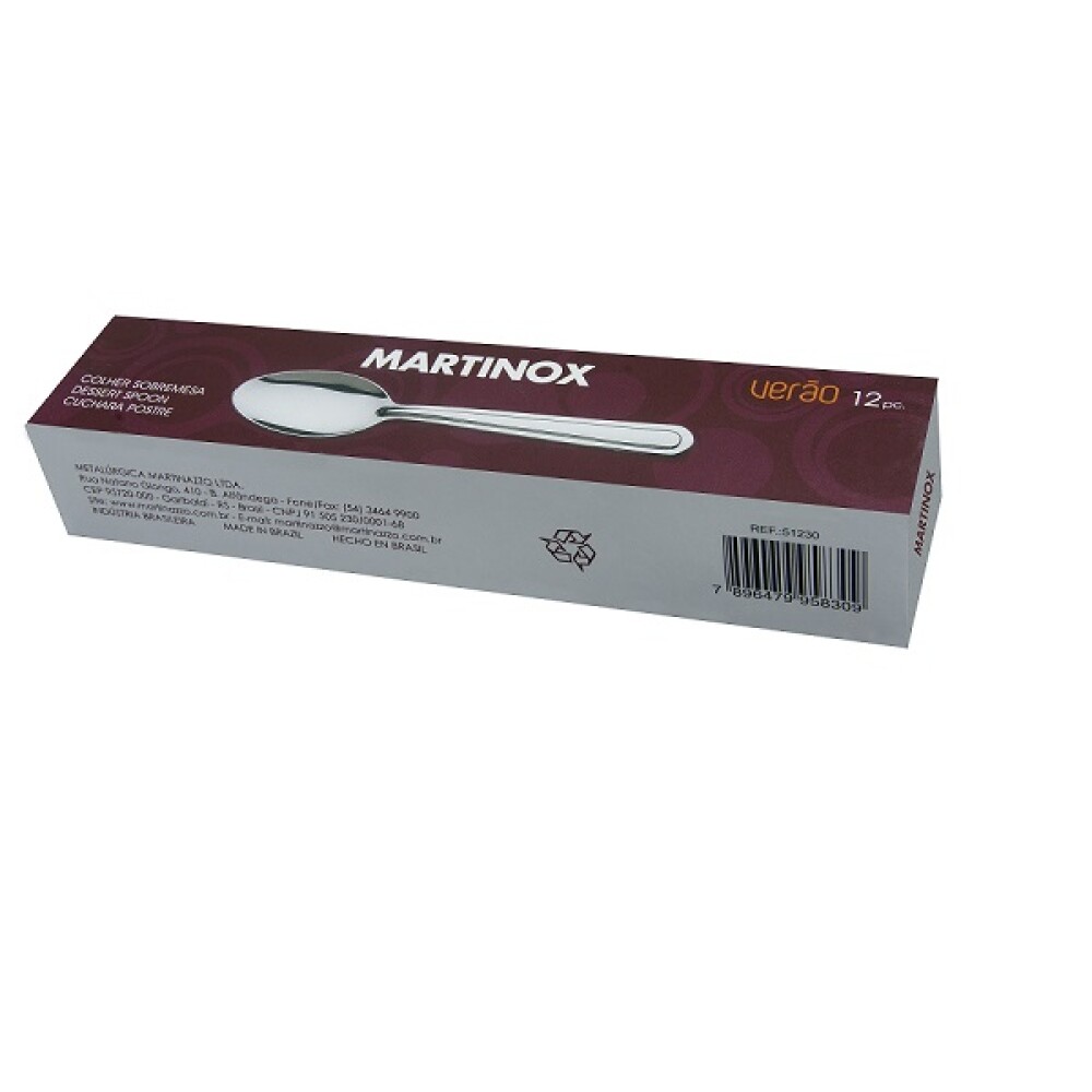12 Cuchara Postre Acero Inoxidable Verao 12 Cuchara Postre Acero Inoxidable Verao