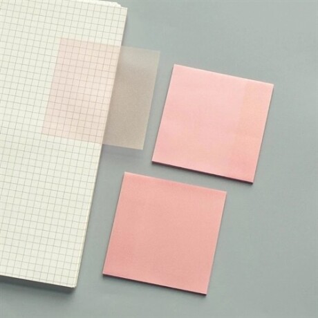 Notas adhesivas cuadradas Rosado