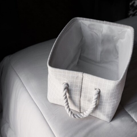 Cestos de almacenamiento de tela cuadros L