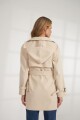 Trench impermeable beige