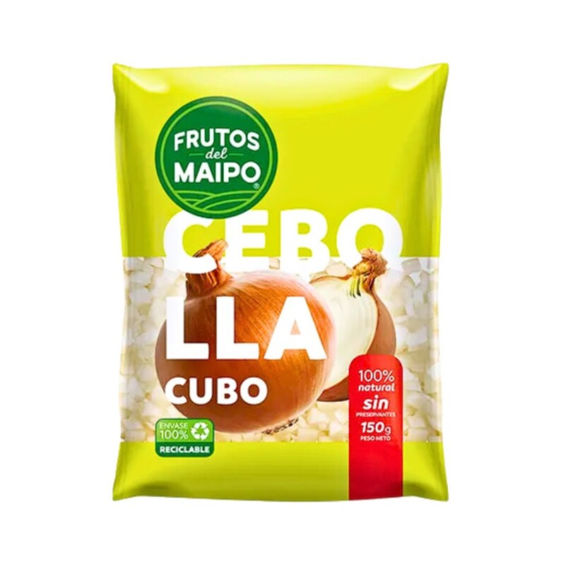 Cebolla en cubos Frutos del Maipo - 150 g Cebolla en cubos Frutos del Maipo - 150 g