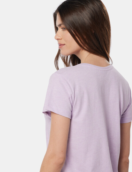 REMERA BÁSICA DE ALGODÓN Lila