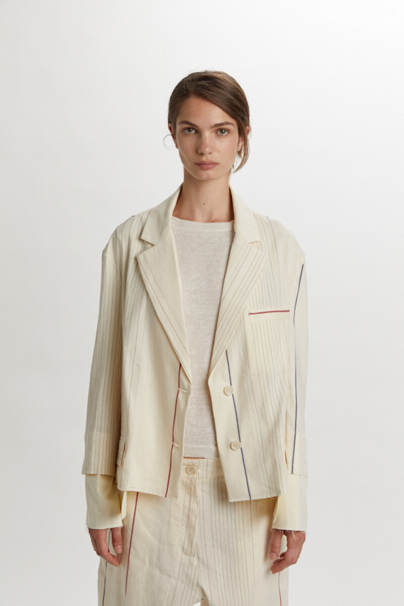 CHAQUETA CUTTED Manteca