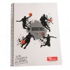 CUADERNOLA PAPIROS FLEX 70 HOJAS RAYADO TAPA BASKETBALL