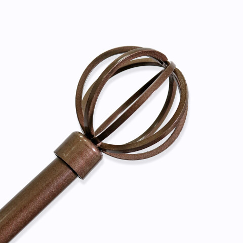 VARA METAL BRONCE P/CORTINA 218-304.8CM Unica