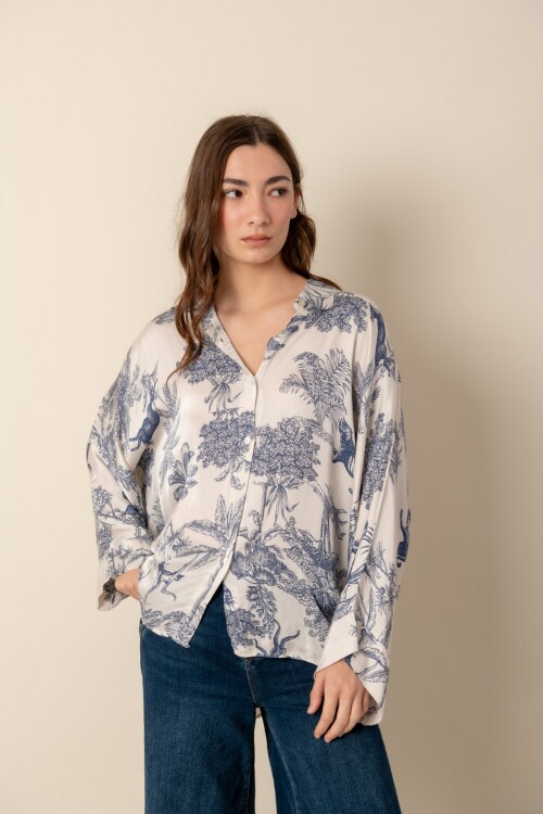 Camisa Bandana Azurro