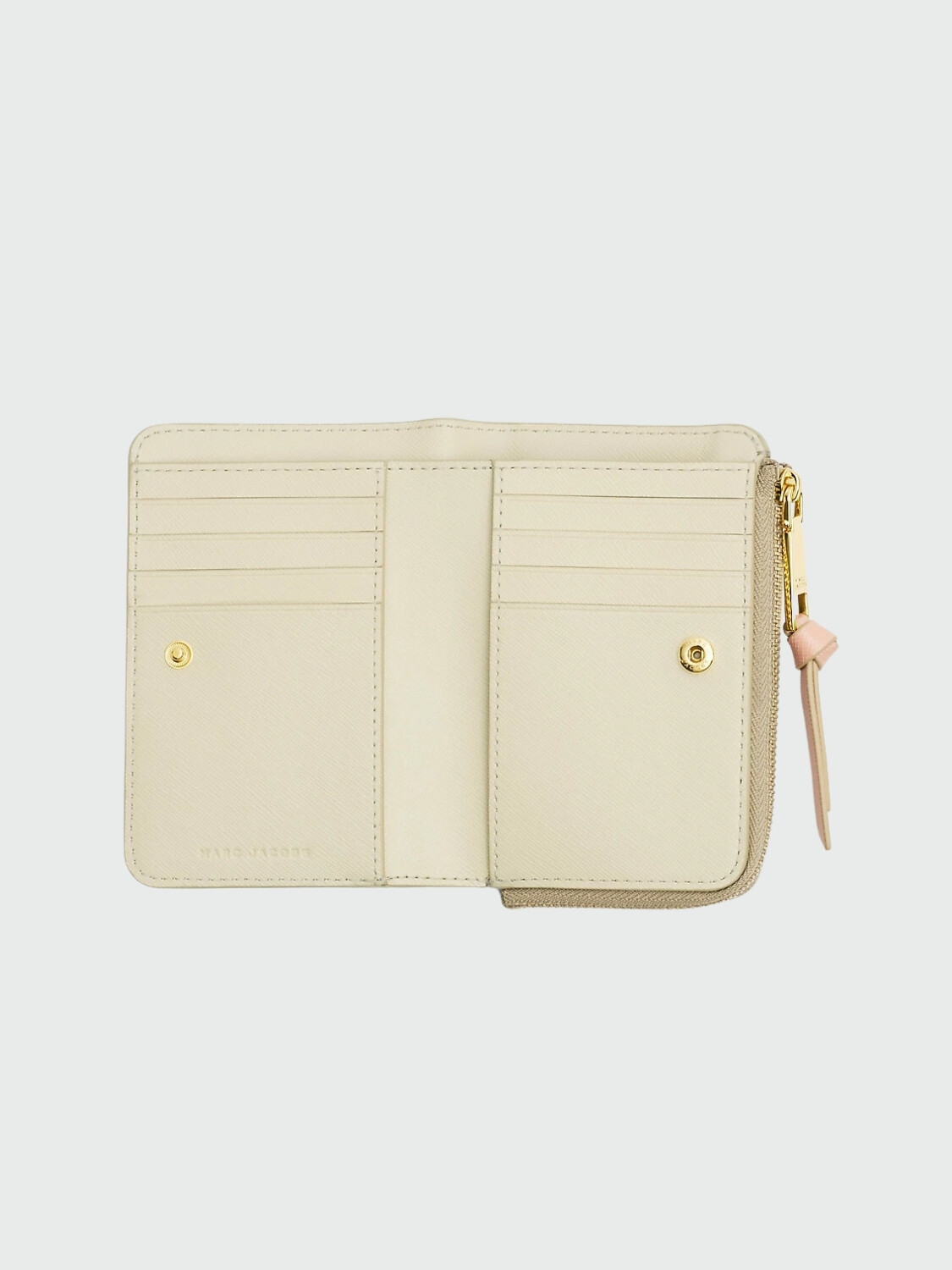 MARC JACOBS - THE UTILITY SNAPSHOT SLIM BIFOLD WALLET Beige