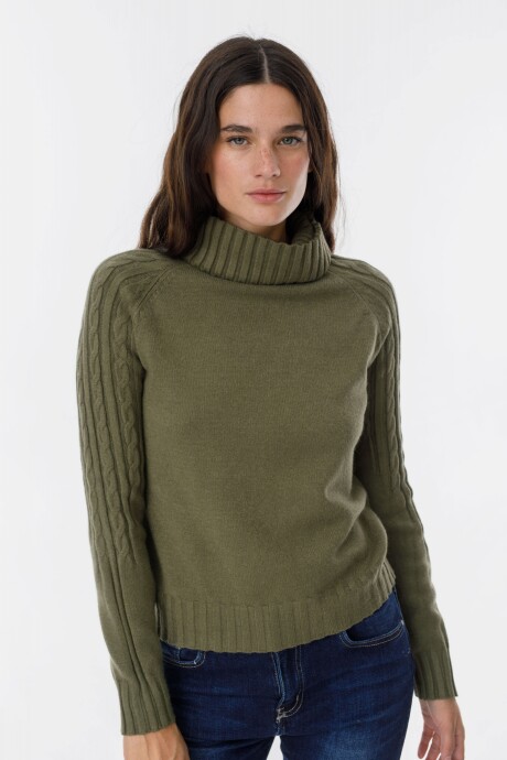 Sweater Espiga Verde Militar