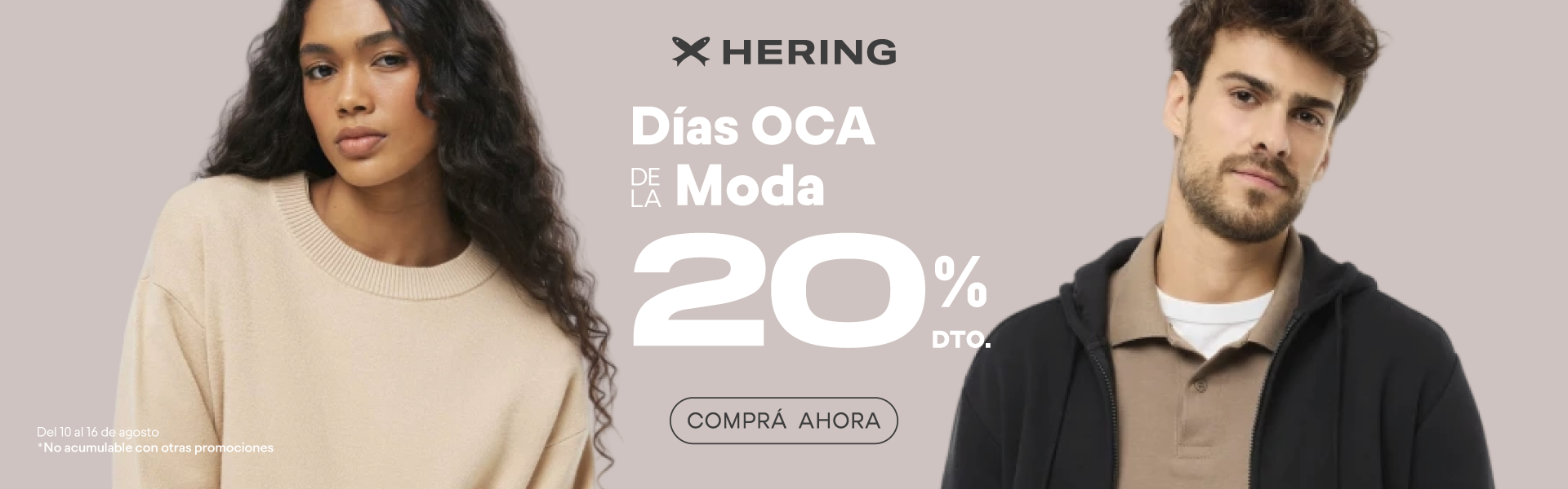 OCA Moda - Agosto 2026