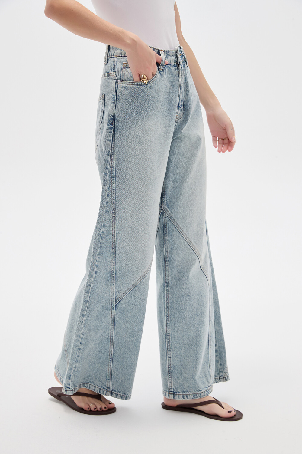 Pantalon Razi Azul Claro
