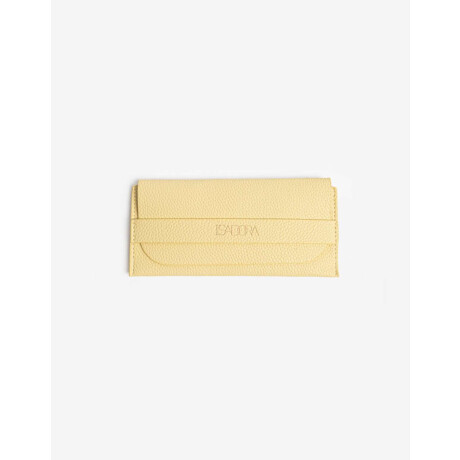 Estuche De Anteojos De Pu Amarillo Claro