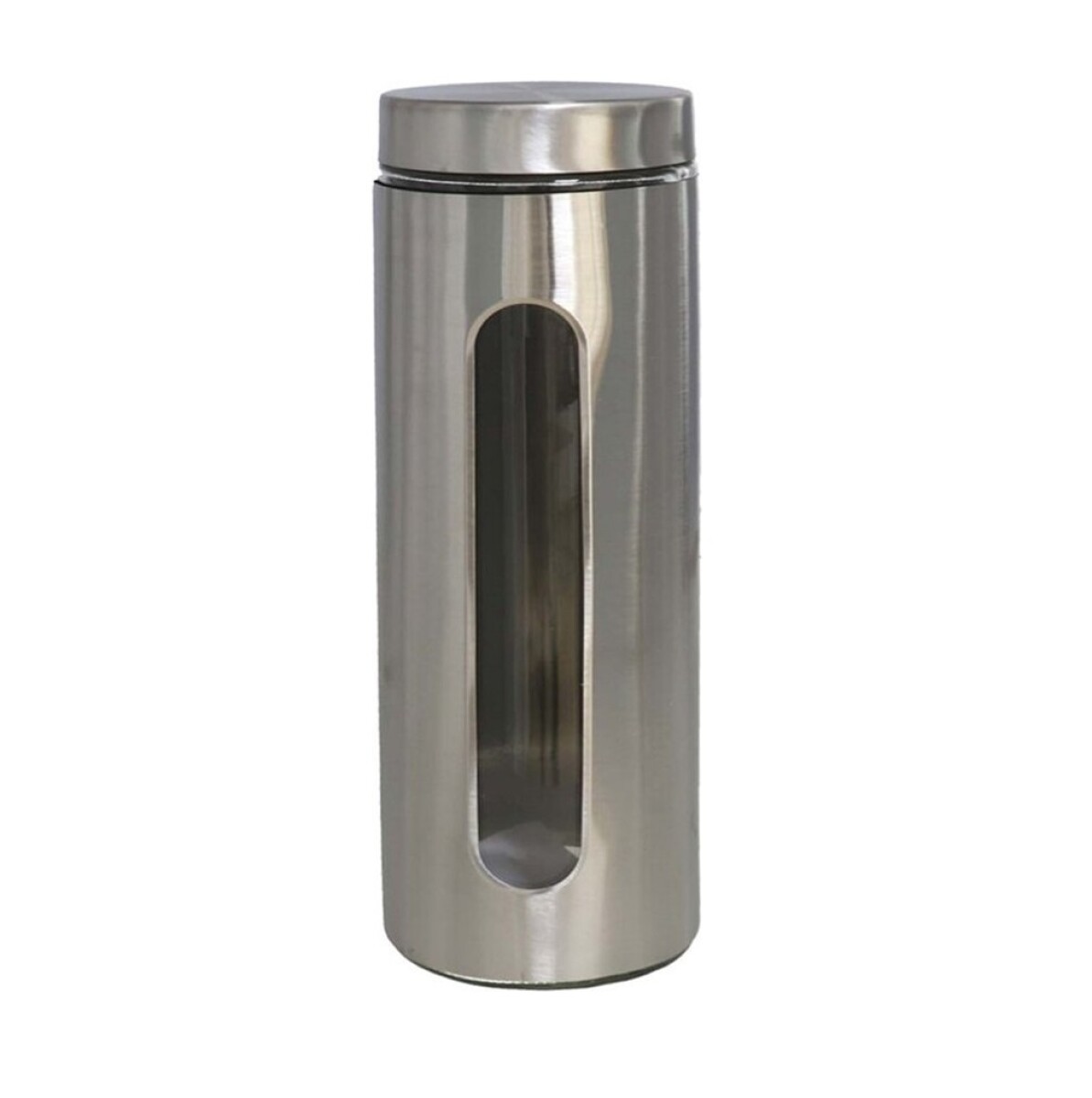 Tarro Hermético de Cocina Estoril Silver 1900 ml de Acero Inoxidable 