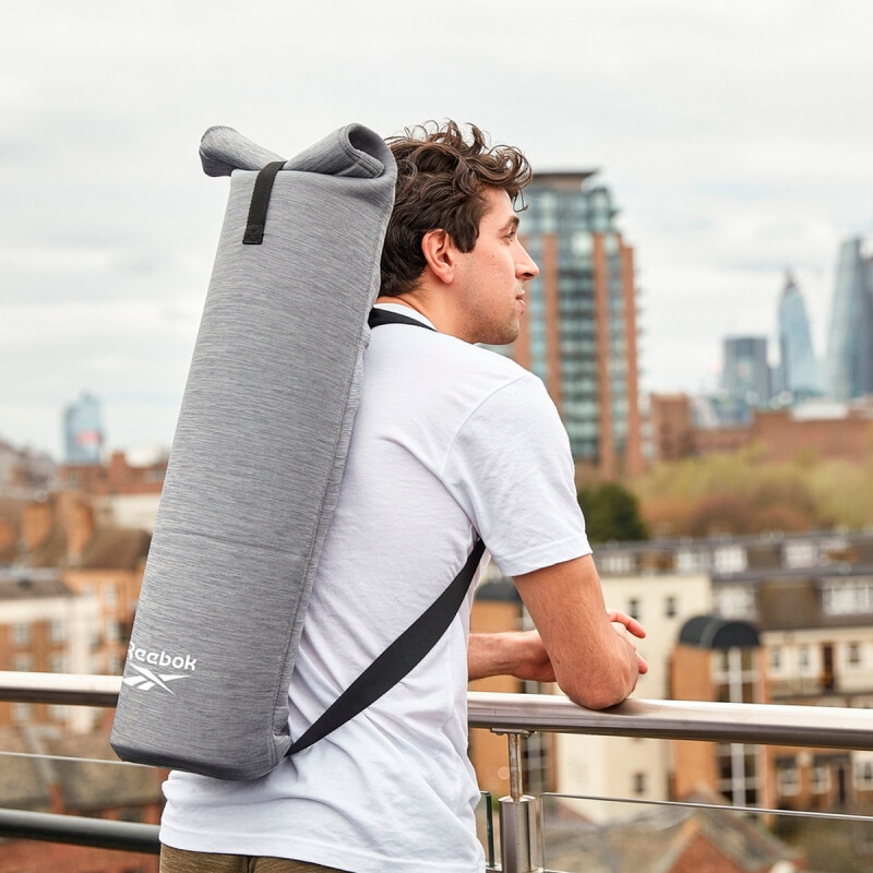 Bolso para Colchoneta de Yoga y Fitness Reebok Gris