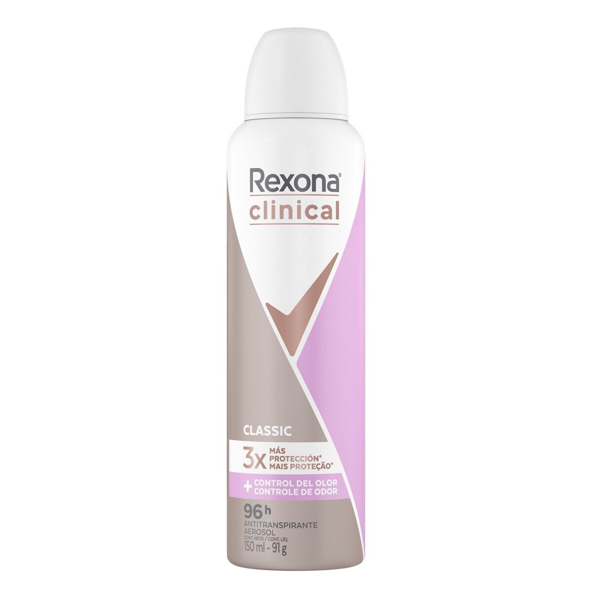 Desodorante Aerosol Rexona Clinical Classic 150 Ml. 2 Uds. 