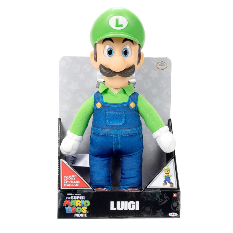 Peluche articulable Luigi 38 cm Super Mario Peluche articulable Luigi 38 cm Super Mario