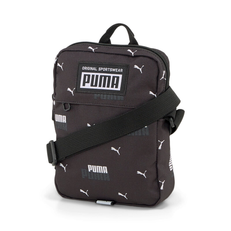 Cartera Puma Bandolera Academy Negro - Blanco