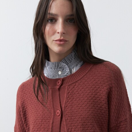 CARDIGAN TEODORA Ladrillo