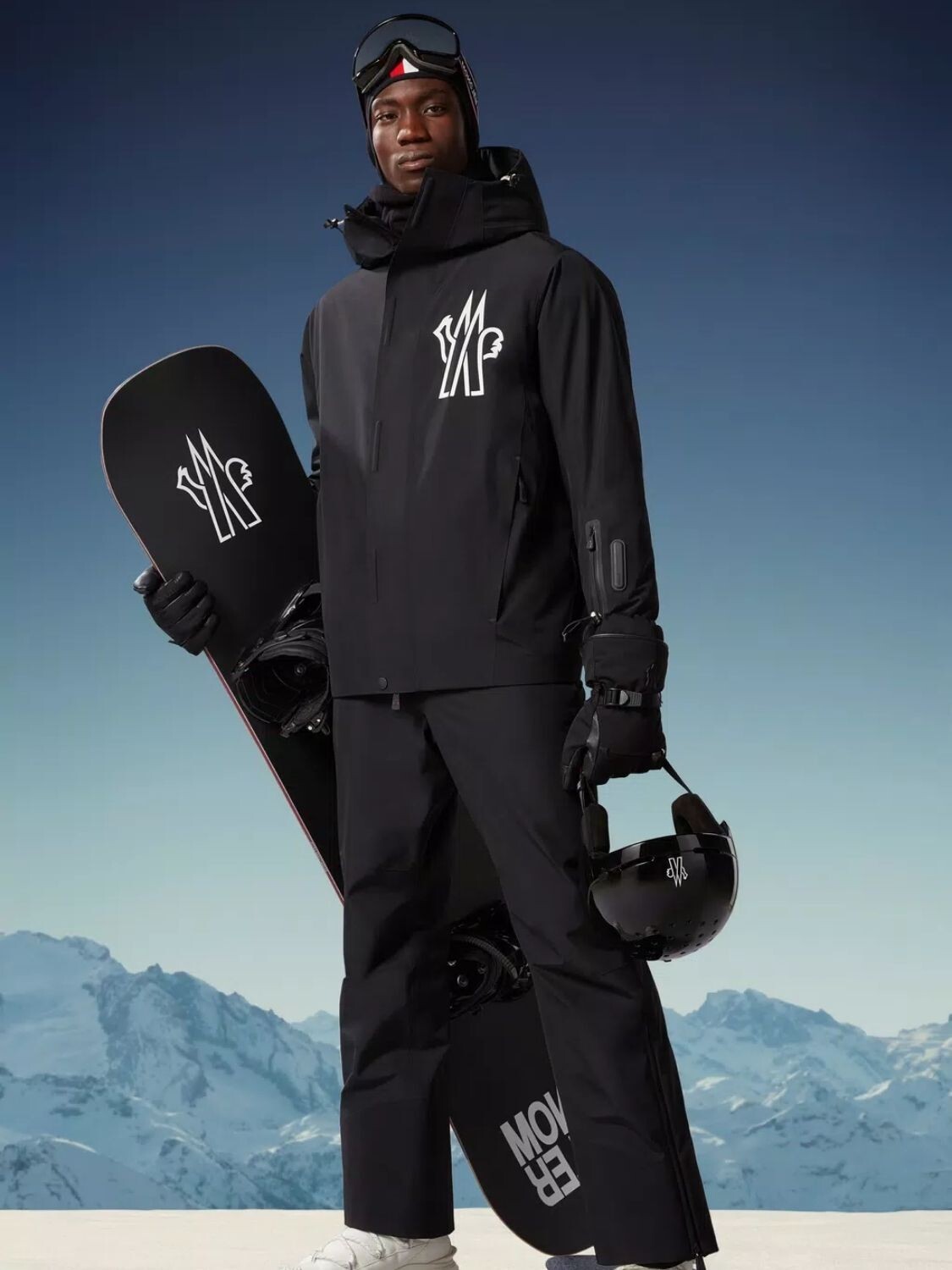 Moncler -Pantalón de sky con tecnología Recco y Gore-Tex Negro